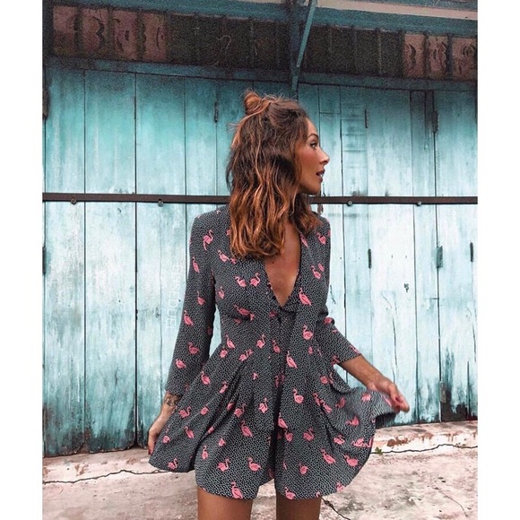 Flamingo romper womens Clearance